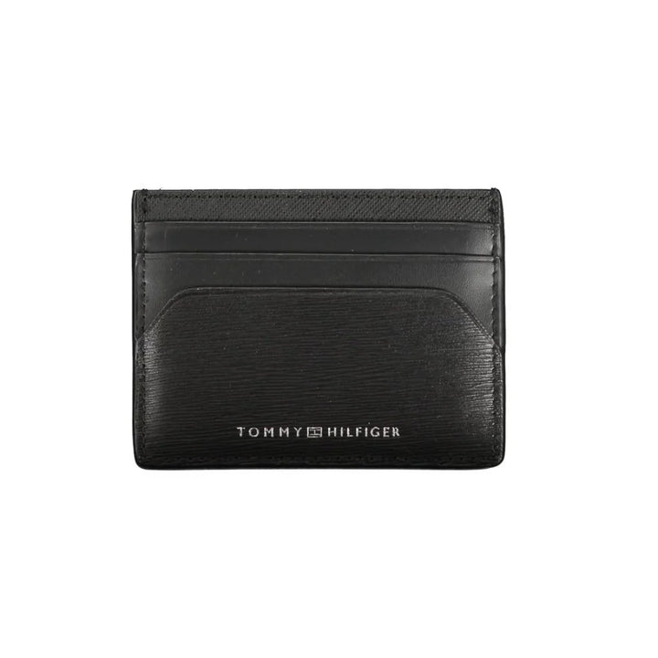 Tommy Hilfiger Black Leather Men Wallet