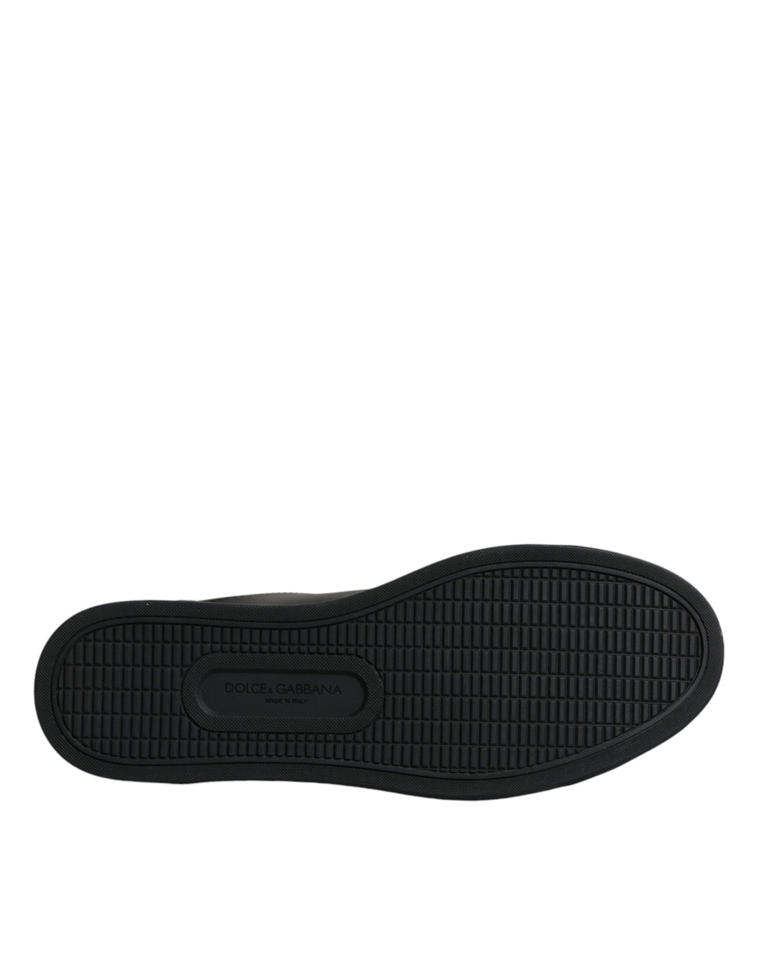 Dolce &amp; Gabbana Black London Sacred Heart Men Sneakers Shoes