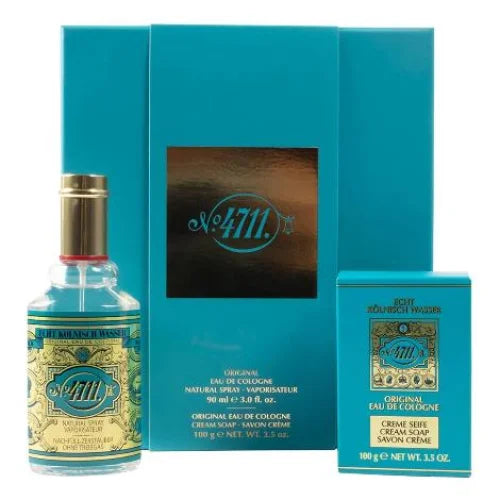 4711 Piece Gift Set Eau De Cologne and Soap for Men Men’s Sets Muelhens