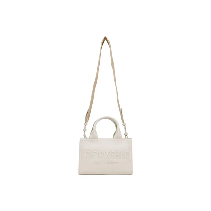 Love Moschino Beige Polyethylene Handbag