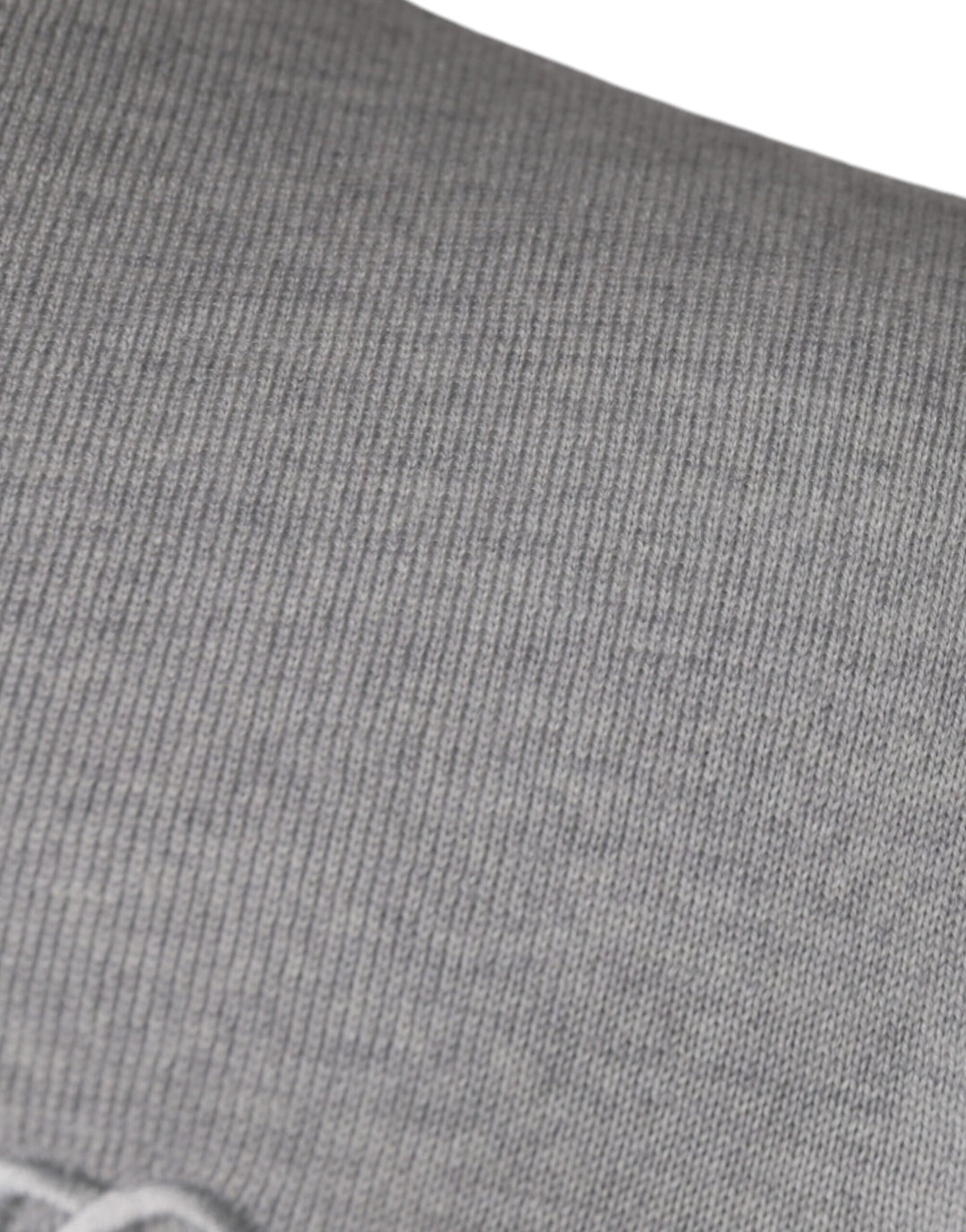 Dolce &amp; Gabbana Light Gray Wool Crew Neck Pullover Sweater