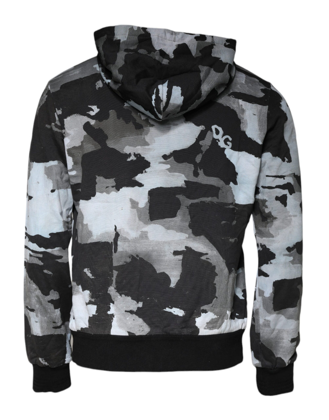 Dolce &amp; Gabbana Multicolor Camouflage Men Hooded Sweater (Copy)