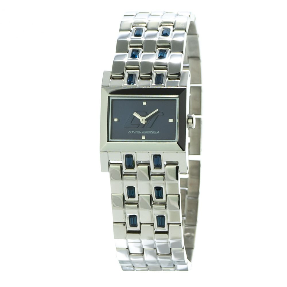 Chronotech Silver Stainless Steel Bracelet Watch