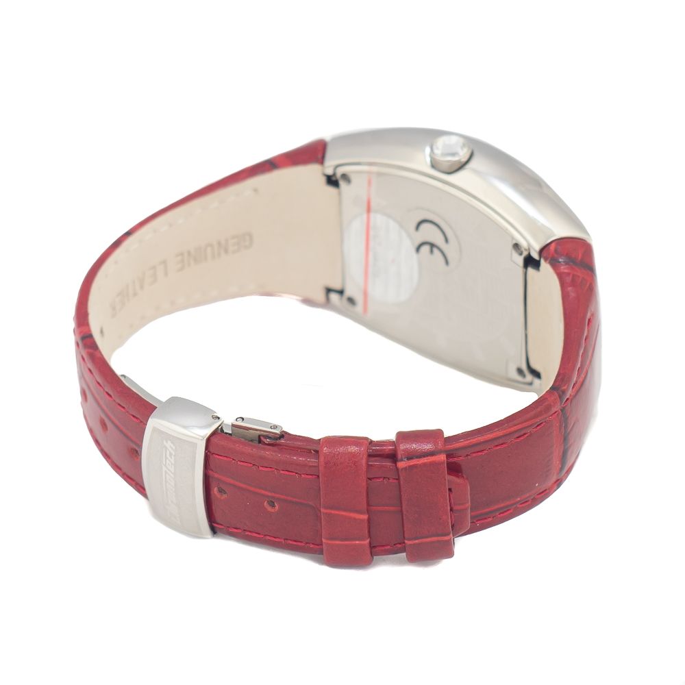 Chronotech Multicolor Leather Dress Watch