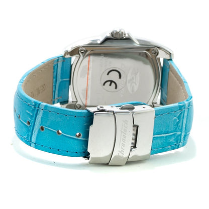Chronotech Blue Leather Bracelet Watch