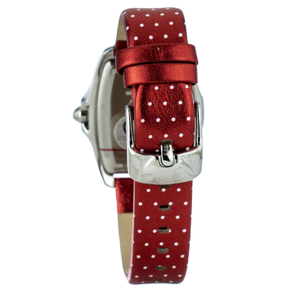 Chronotech Multicolor Leather Dress Watch