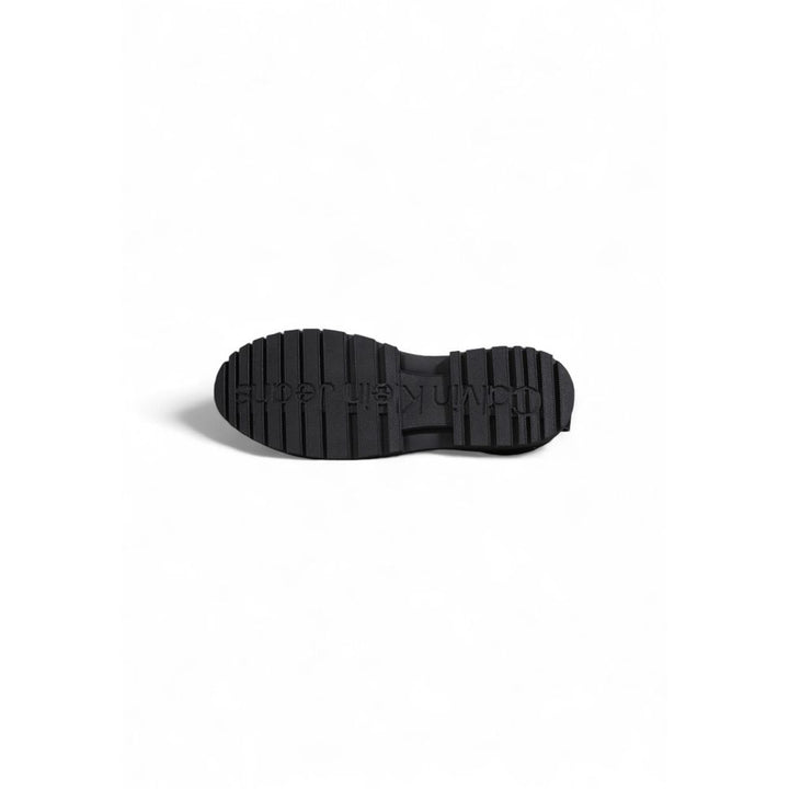 Calvin Klein Jeans Black Suede Leather Oxfords And Derbies