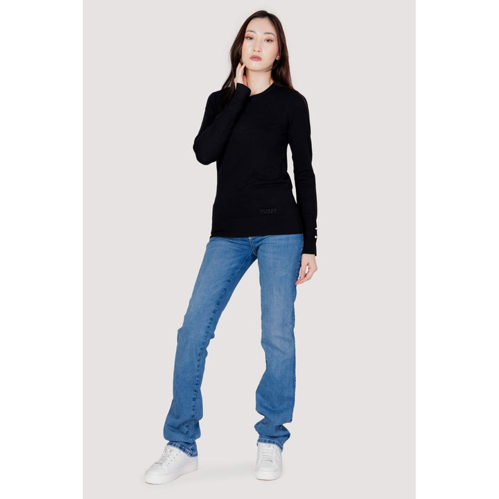 Guess Black Cotton Sweatshirt
