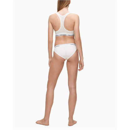 Calvin Klein Underwear White Cotton Pantie