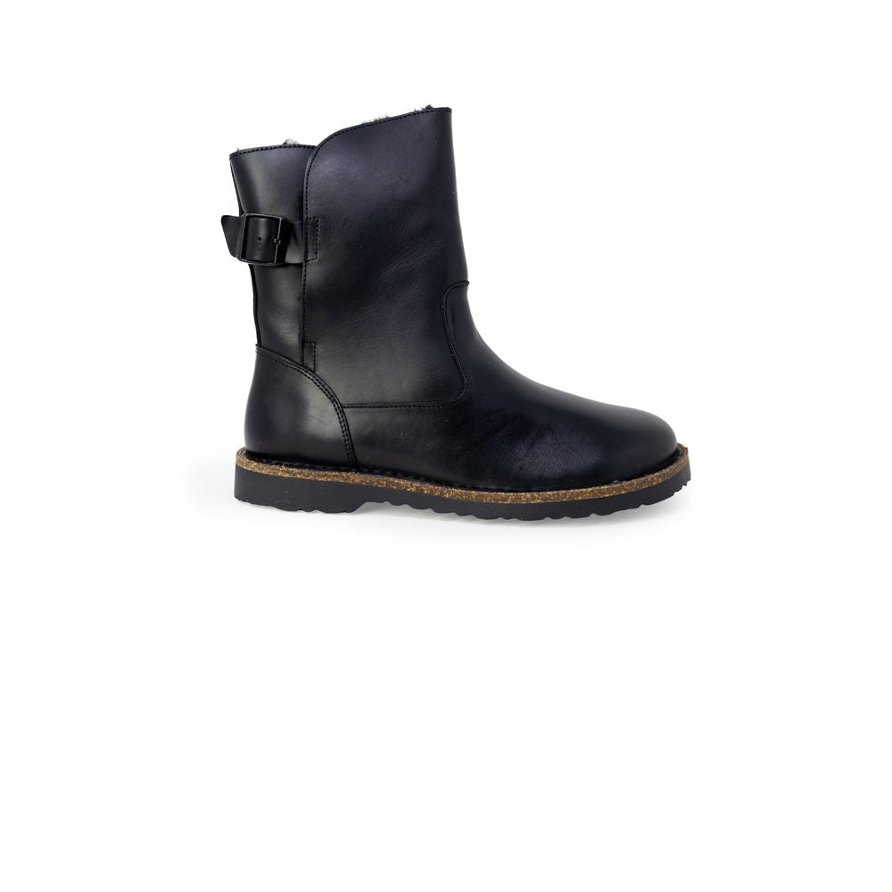 Birkenstock Black Leather Ankle Boots