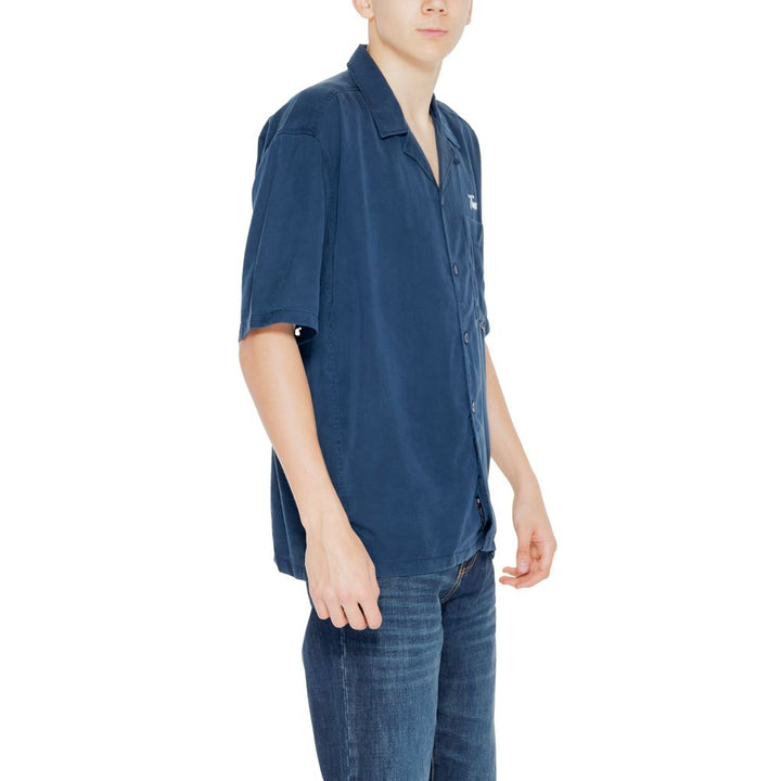 Tommy Hilfiger Jeans Blue Lyocell Shortsleeve Shirt