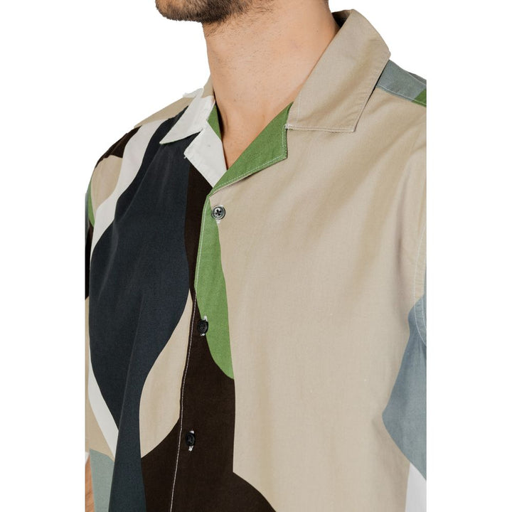 Only &amp; Sons Bicolor Cotton Shortsleeve Shirt