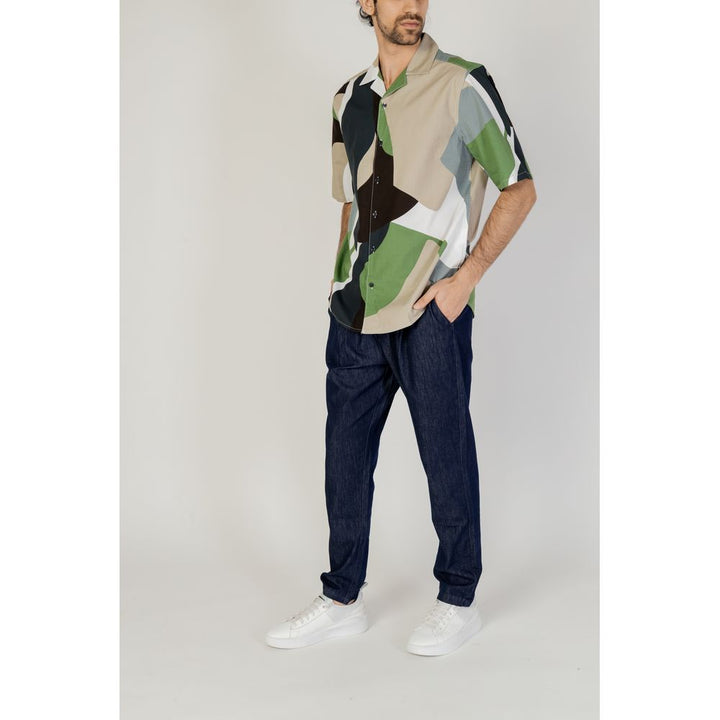 Only &amp; Sons Bicolor Cotton Shortsleeve Shirt