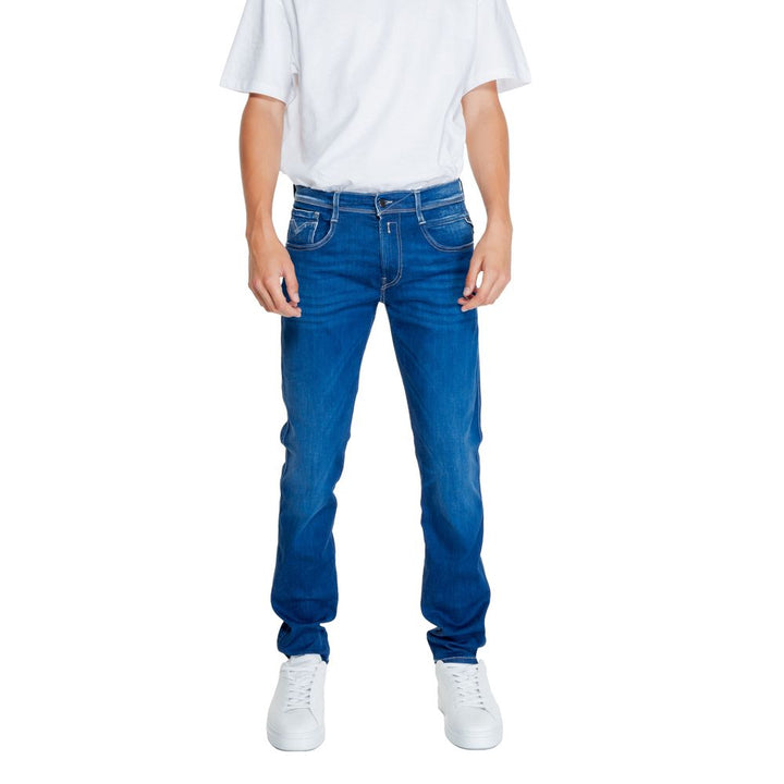 Jean et pantalon en coton bleu Replay