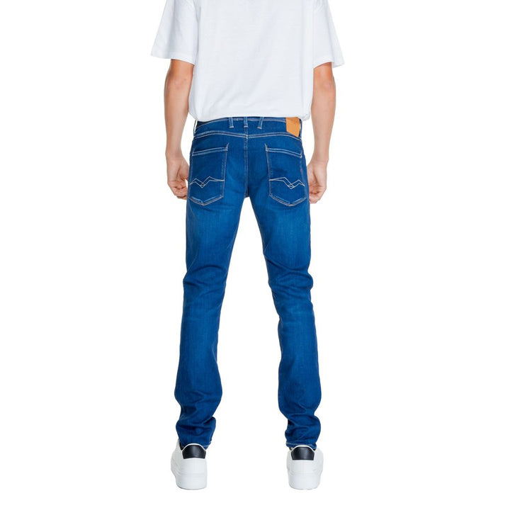 Jean et pantalon en coton bleu Replay