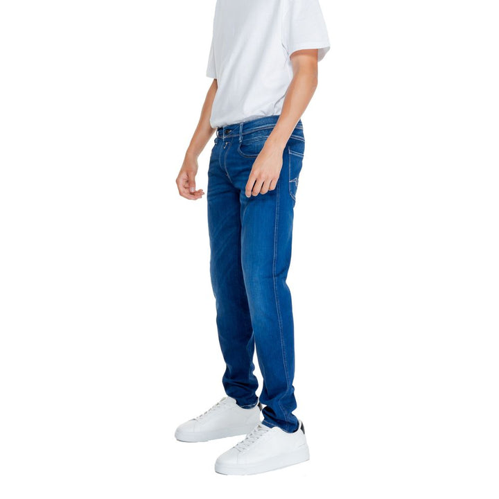 Jean et pantalon en coton bleu Replay