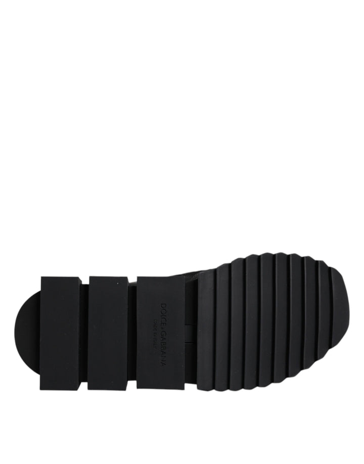 Baskets et chaussettes noires Dolce &amp; Gabbana avec logo Sorrento pour homme