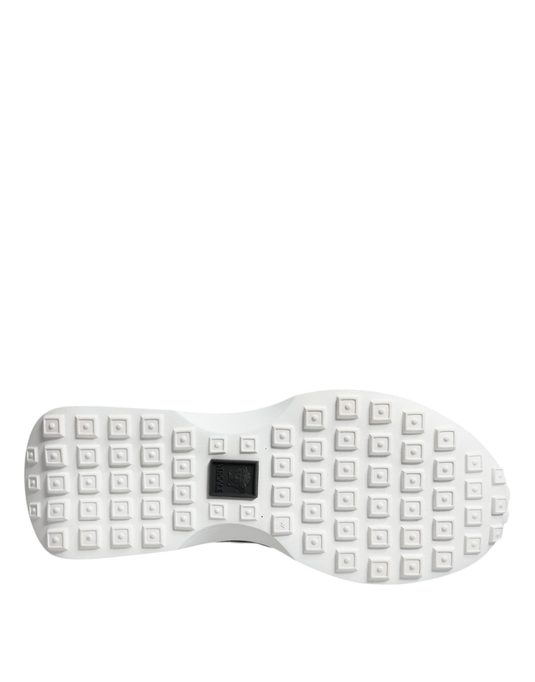 Baskets basses Versace en toile noire Quad Fabric Medusa