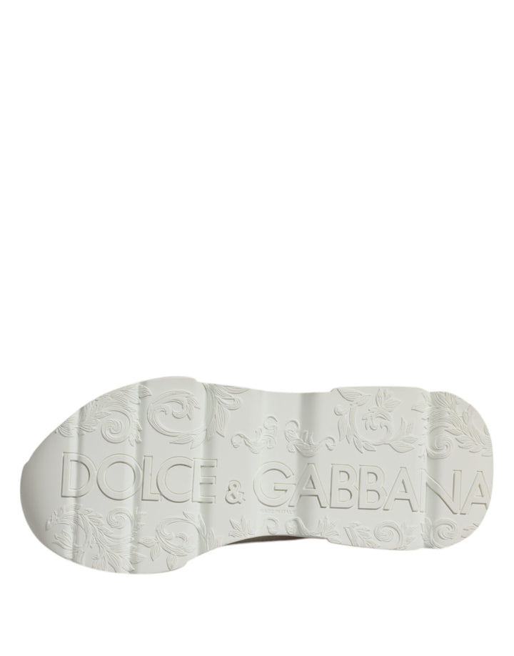 Baskets basses Daymaster en cuir blanc Dolce &amp; Gabbana