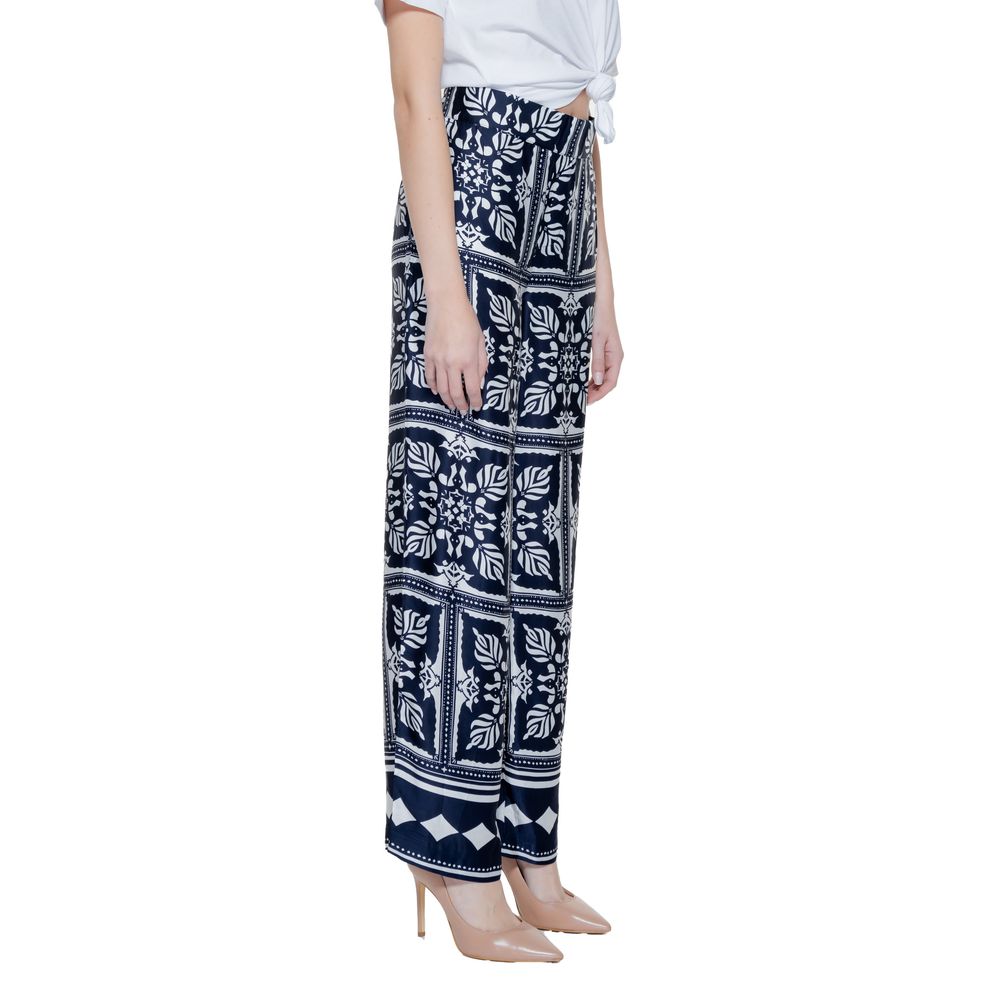 Street One Blue Viscose Pant