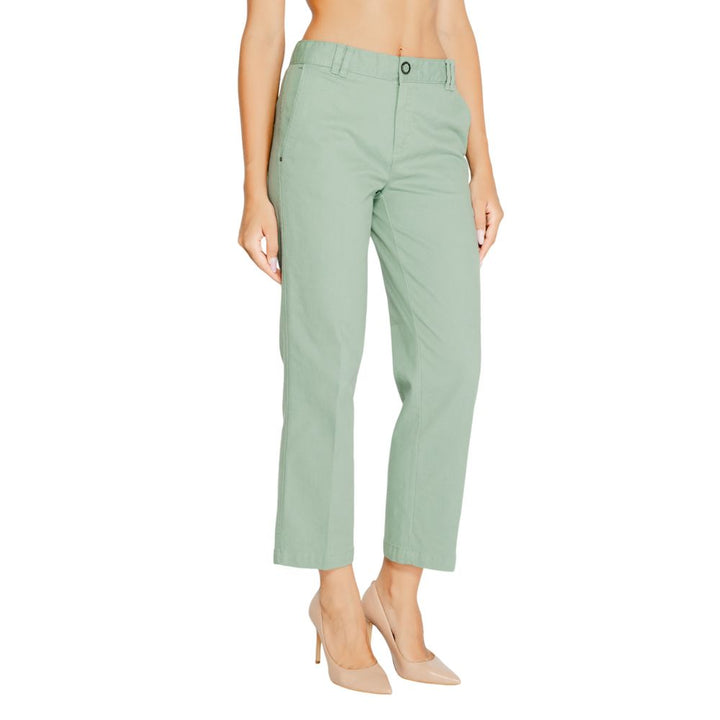 Street One Turquoise Cotton Chino Pants
