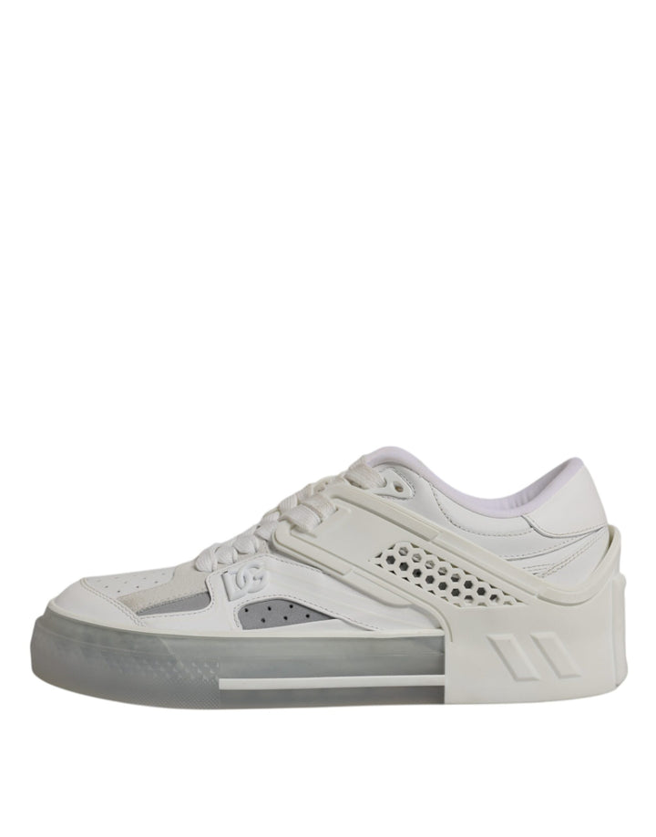Baskets Dolce &amp; Gabbana blanches avec logo DG CUSTOM 2.Zero