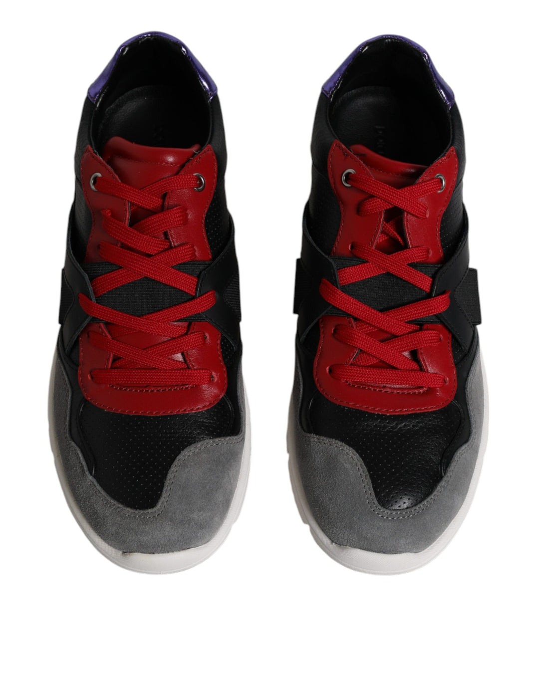 Zapatillas bajas de ante y cuero multicolor de Dolce &amp; Gabbana