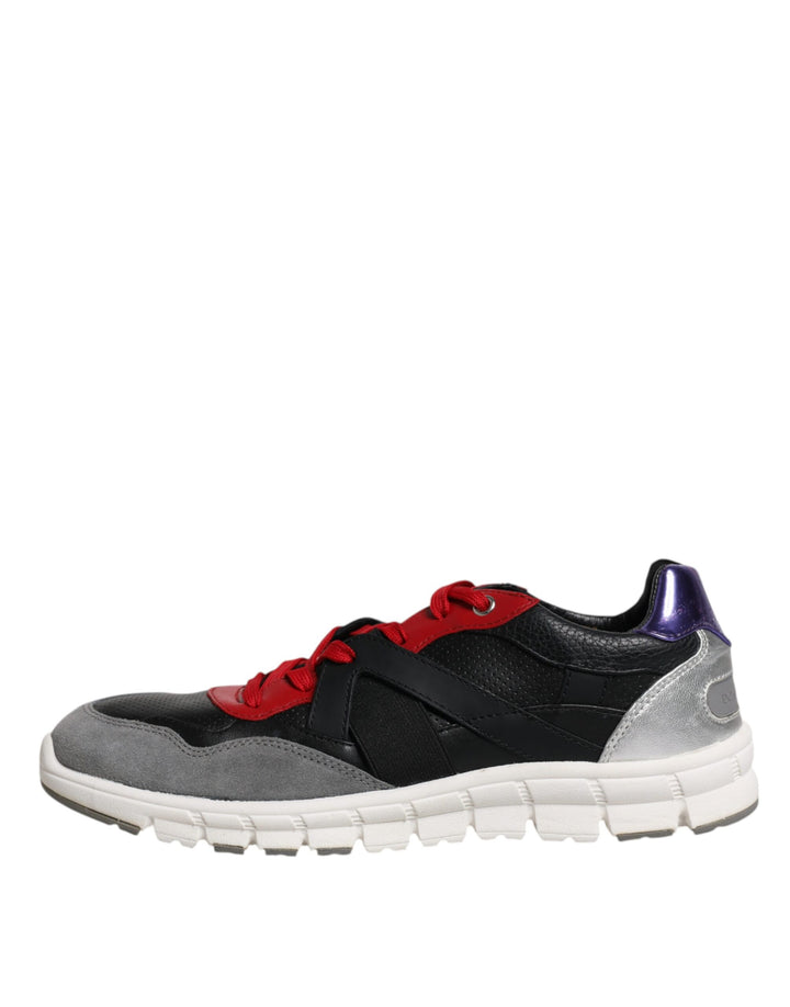 Zapatillas bajas de ante y cuero multicolor de Dolce &amp; Gabbana