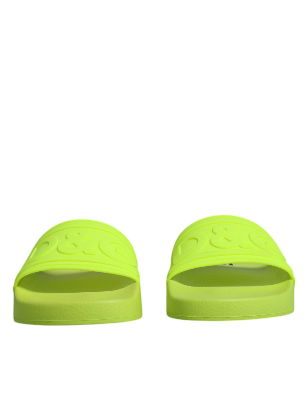 Sandalias de goma verdes Dolce &amp;amp; Gabbana para playa
