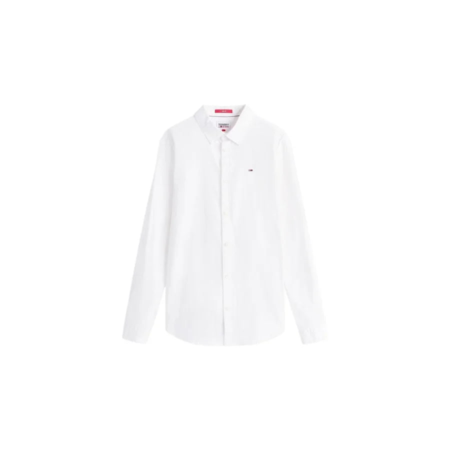 Tommy Hilfiger Jeans White Cotton Dress Shirt