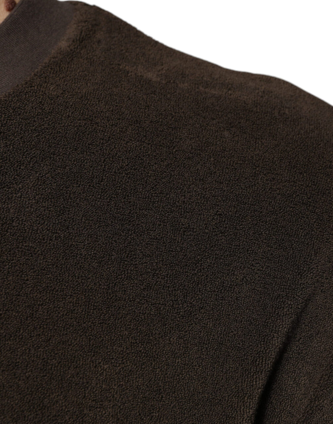 Dolce &amp; Gabbana Brown Cotton Crew Neck Short Sleeves T-shirt