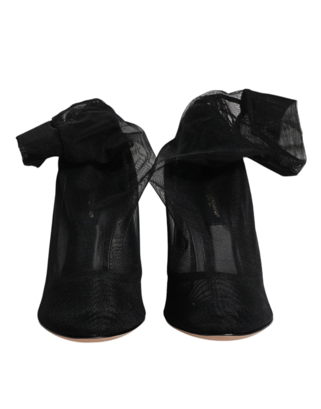 Bottes style chaussettes en maille de nylon noir Dolce &amp;amp; Gabbana