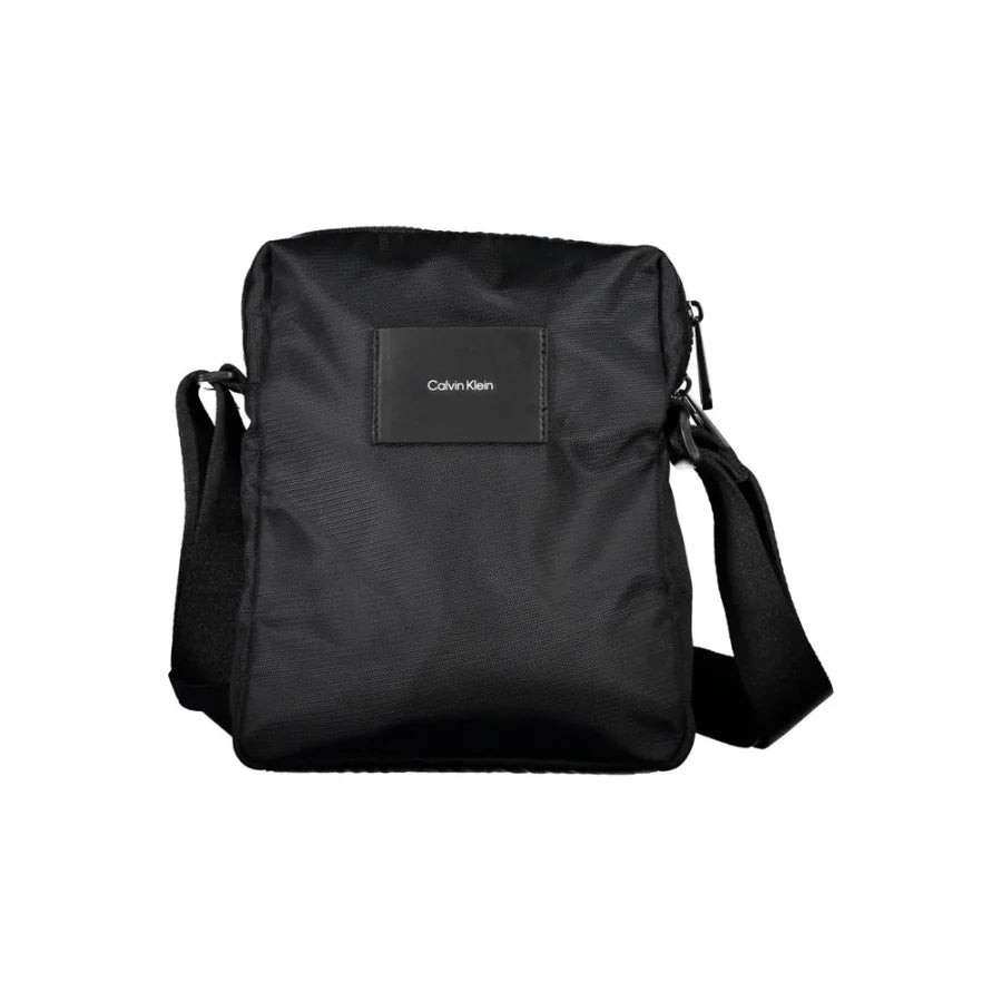 Calvin Klein Black Polyester Men’s Shoulder Bag