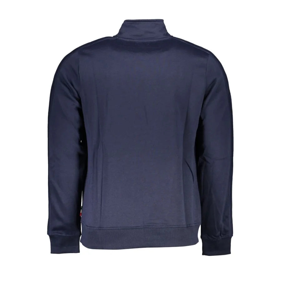 Gianmarco Venturi Blue Polyester Men’s Sweatshirt
