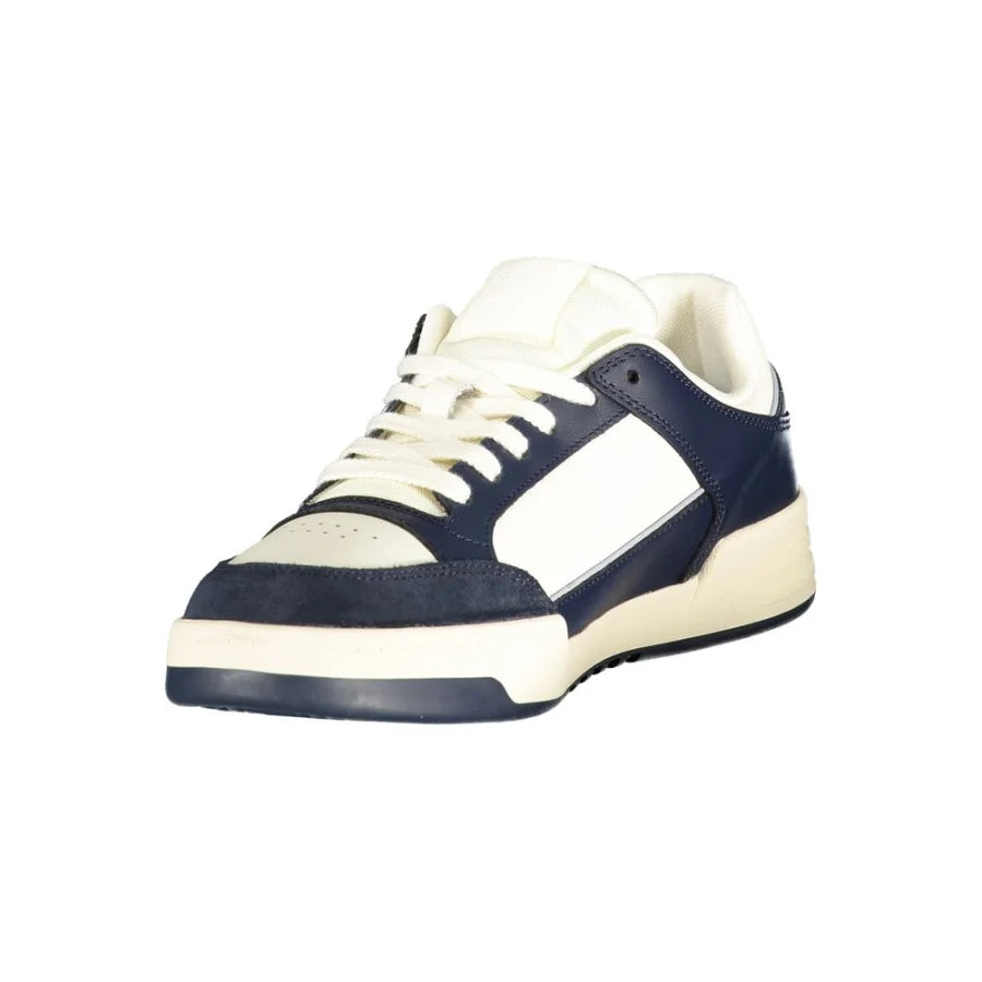 Tommy Hilfiger Bianco Polyurethane Men Sneaker
