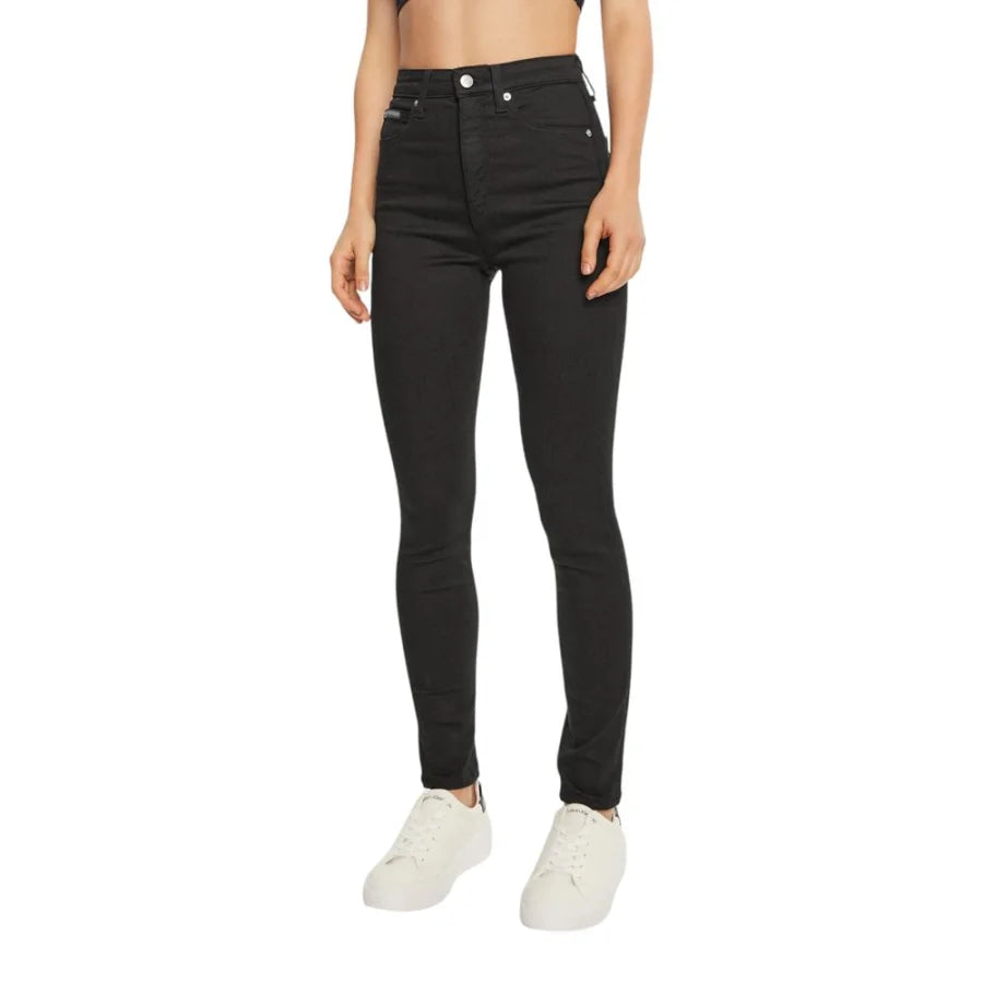 Calvin Klein Jeans Black Cotton Skinny