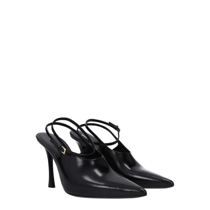 Givenchy Black Leather High Heel Pumps
