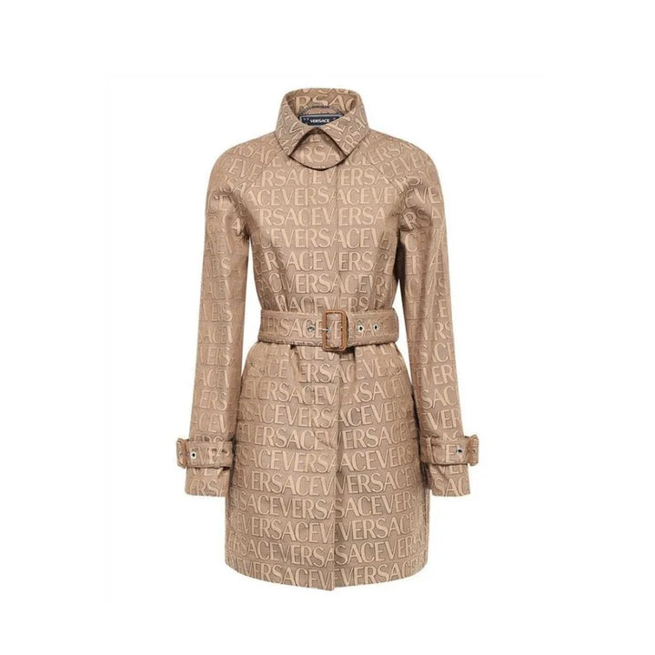 Versace Beige Cotton Coat