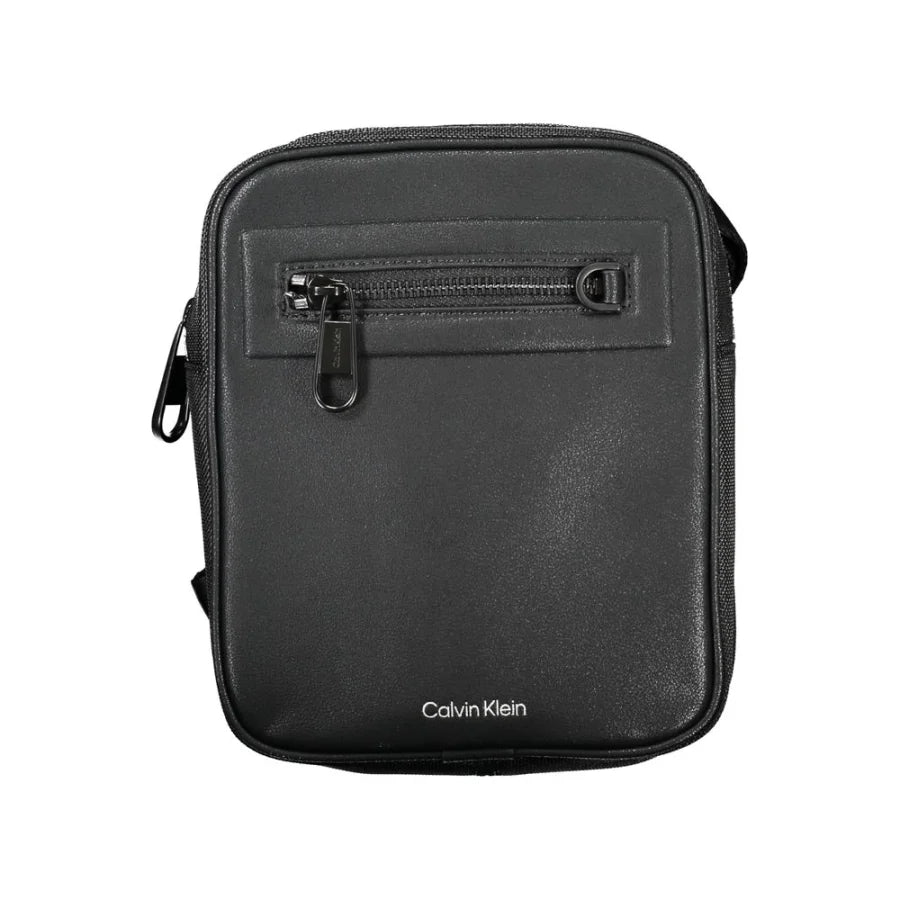 Calvin Klein Black Polyester Men’s Shoulder Bag