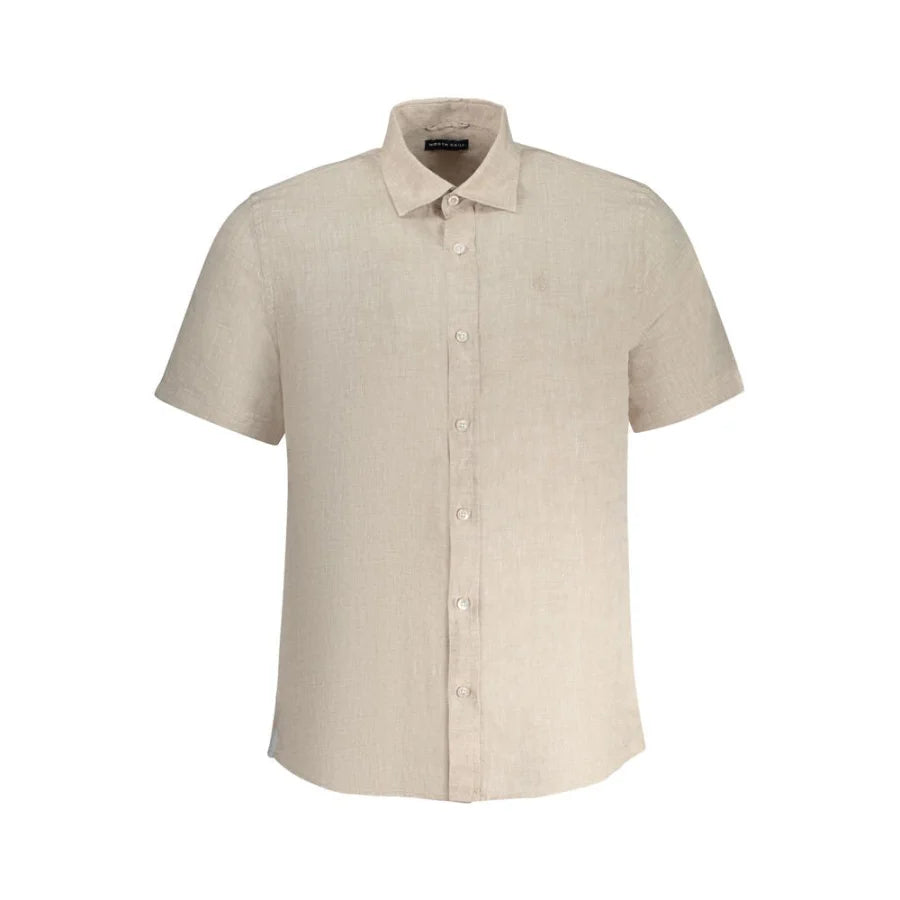 North Sails Beige Linen Men’s Shirt