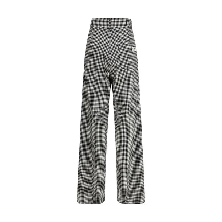 Fiorucci Multicolor Fleece Wool Casual Pants