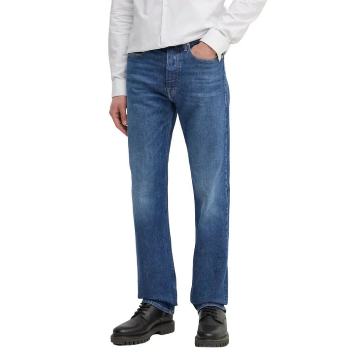 Calvin Klein Jeans Blue Cotton Relaxed Fit