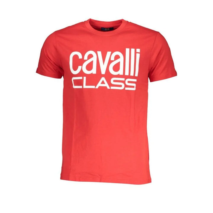Cavalli Class Multicolor Cotton T-Shirt