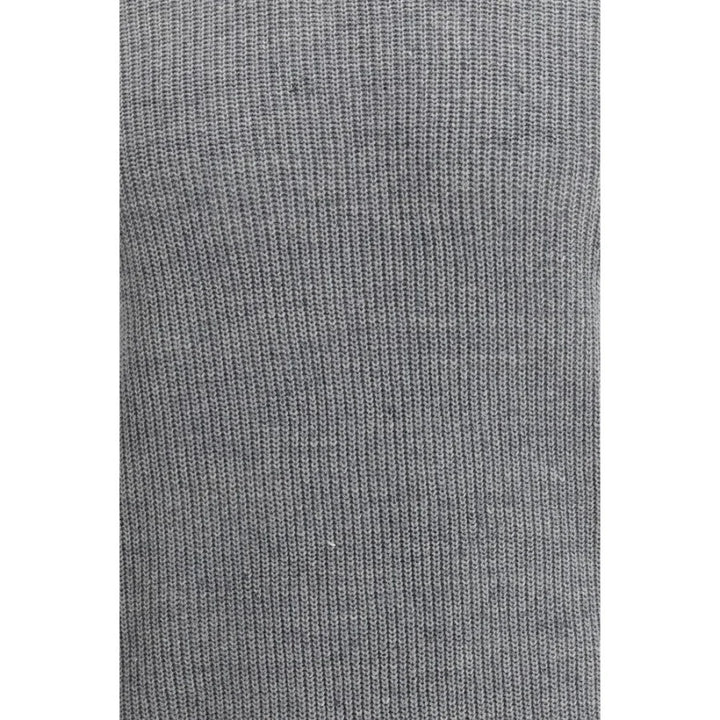 Brunello Cucinelli Gray Linen T-Shirt