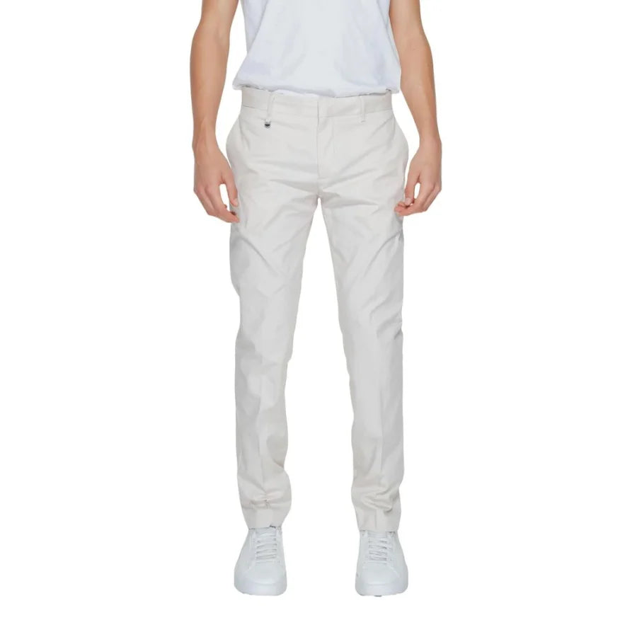 Antony Morato Beige Cotton Dress Pants