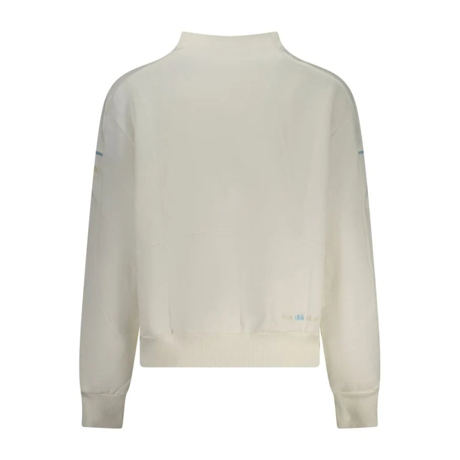 North Sails Bianco Cotton Women Sweatshirt
