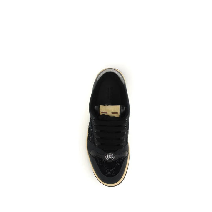 Gucci Blue Calf Leather Bos Taurus Athletic Sneakers
