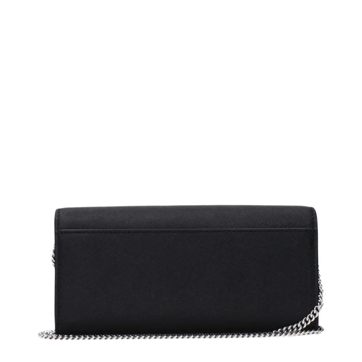 Tory Burch Black Leather Clutch Bag