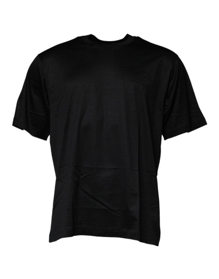 Dolce &amp; Gabbana Black Crew Neck Short Sleeve T-shirt