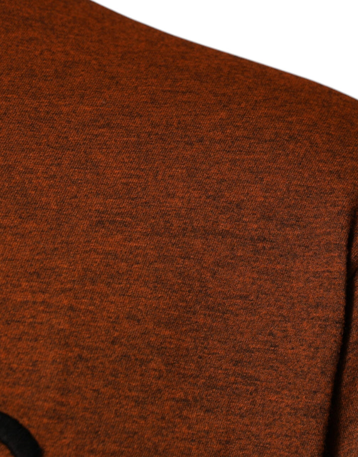 Dolce &amp; Gabbana Brown DG Logo Cotton Crew Neck T-shirt